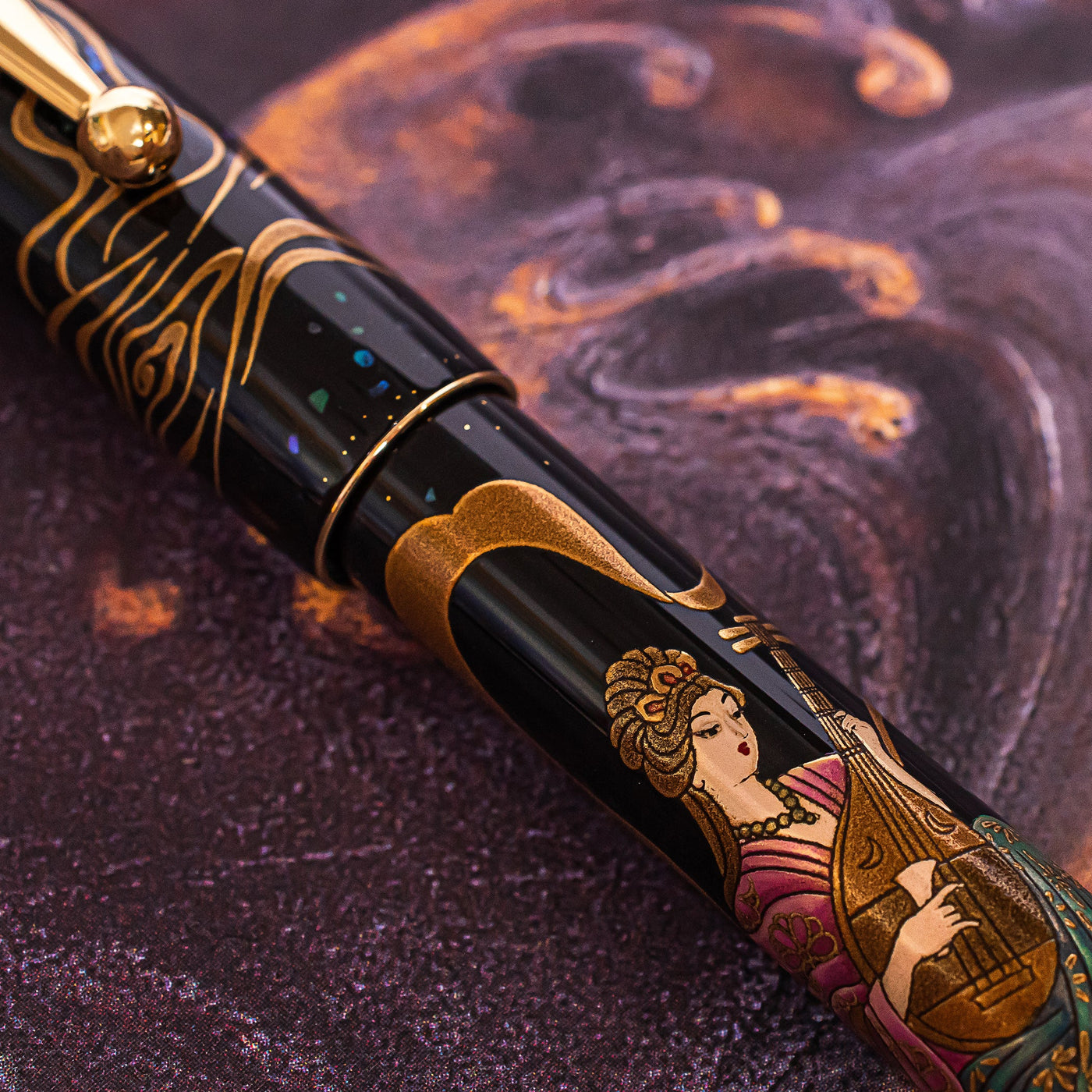 Namiki 100th Anniversary Benzaiten Fountain Pen Artwork