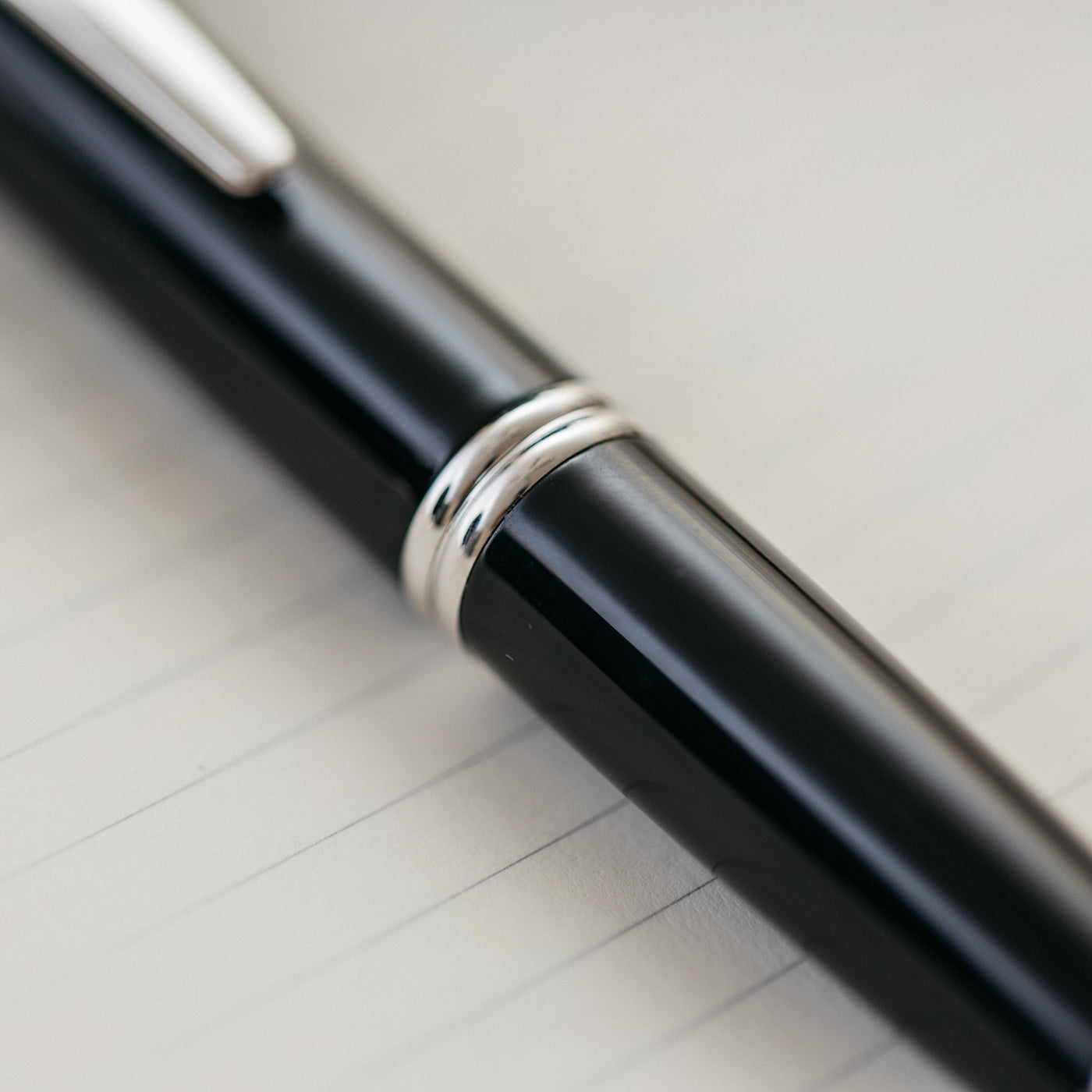 Pilot Vanishing Point Black & Rhodium Fountain Pen