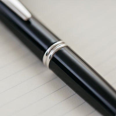 Pilot Vanishing Point Black & Rhodium Fountain Pen