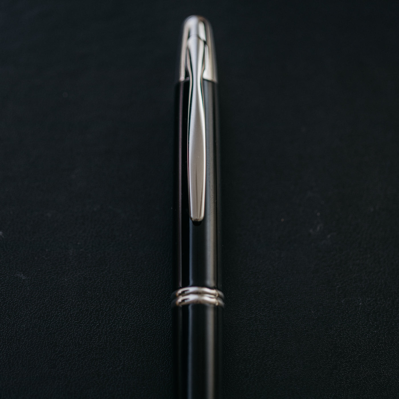 Pilot Vanishing Point Black & Rhodium Fountain Pen