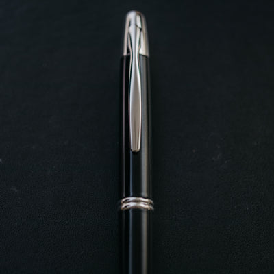 Pilot Vanishing Point Black & Rhodium Fountain Pen