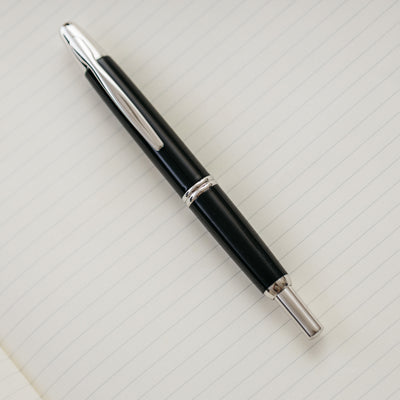 Pilot Vanishing Point Black & Rhodium Fountain Pen