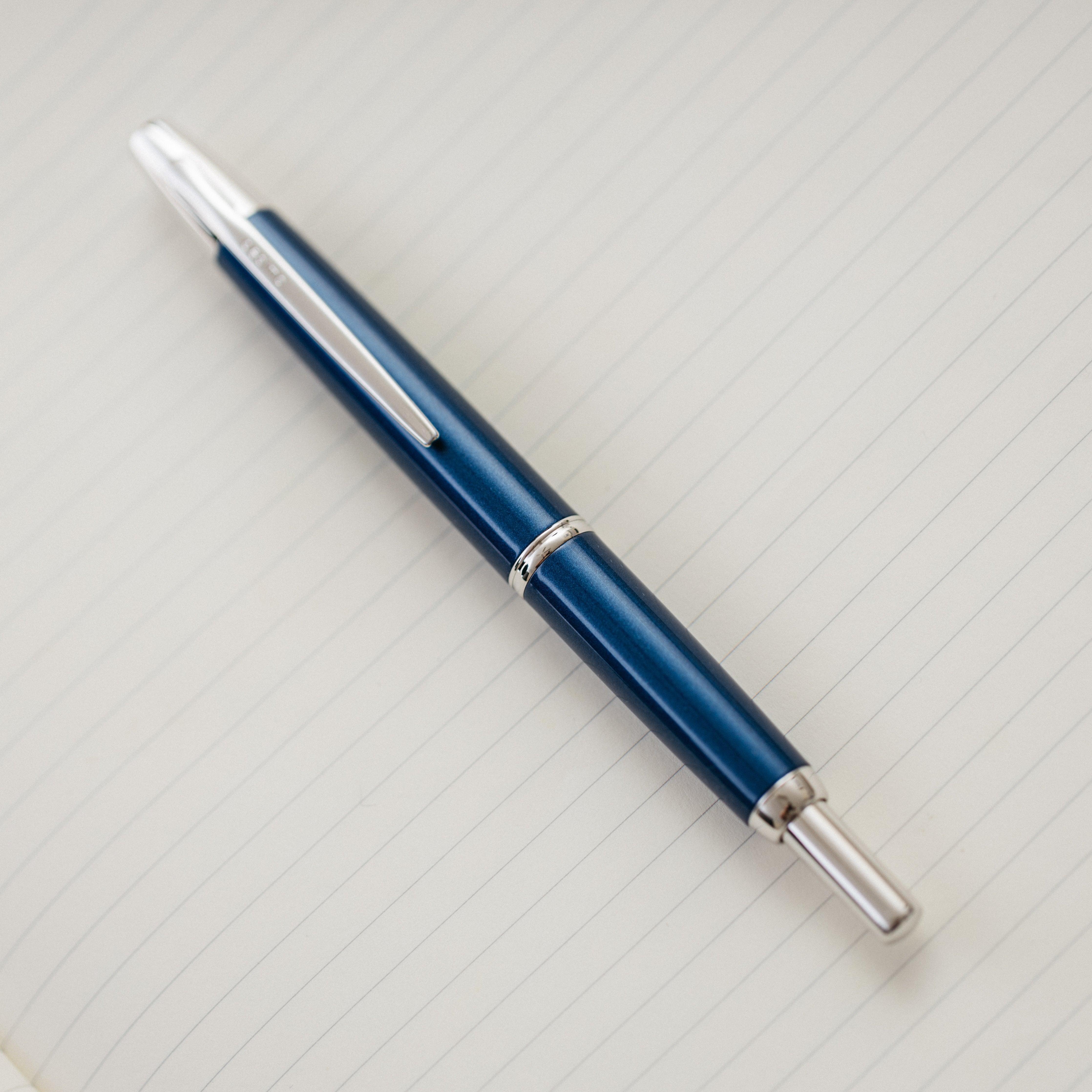 Pilot Namiki Vanishing Point Decimo Navy Blue Fountain Pen 18k Nib ...