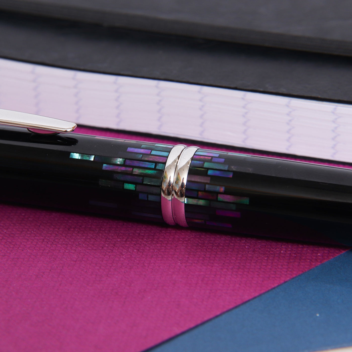 Pilot Vanishing Point Raden Stripe Fountain Pen Center Band