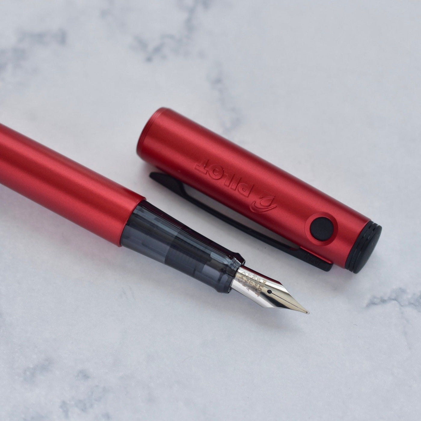 Pilot Explorer Red Metal Fountain Pen-Pilot-Truphae