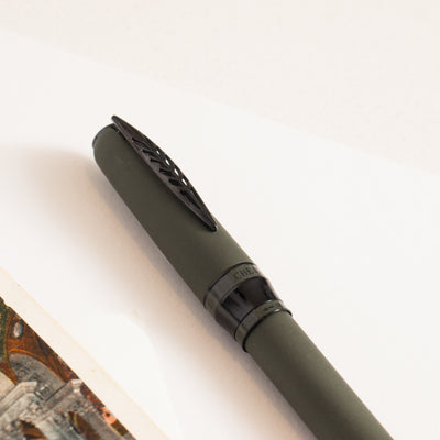 Pineider Alchemist Krakatoa Green Fountain Pen - Stainless Steel Nib