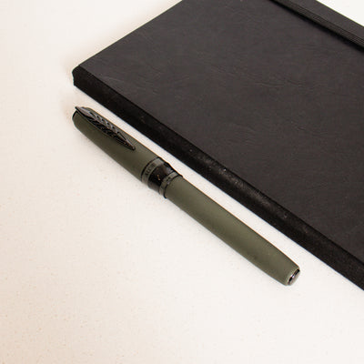 Pineider Alchemist Krakatoa Green Fountain Pen - Stainless Steel Nib