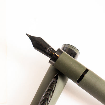 Pineider Alchemist Krakatoa Green Fountain Pen - Stainless Steel Nib