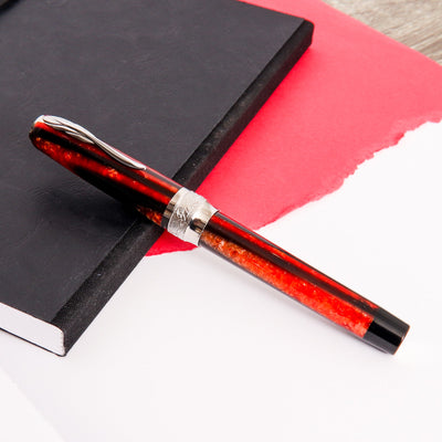 Pineider Arco Firefox Rollerball Pen Capped