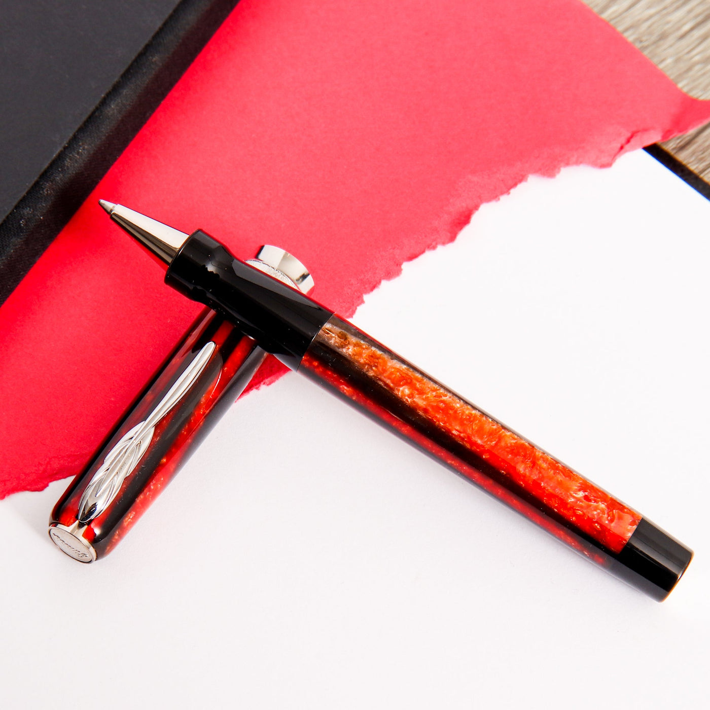 Pineider Arco Firefox Rollerball Pen