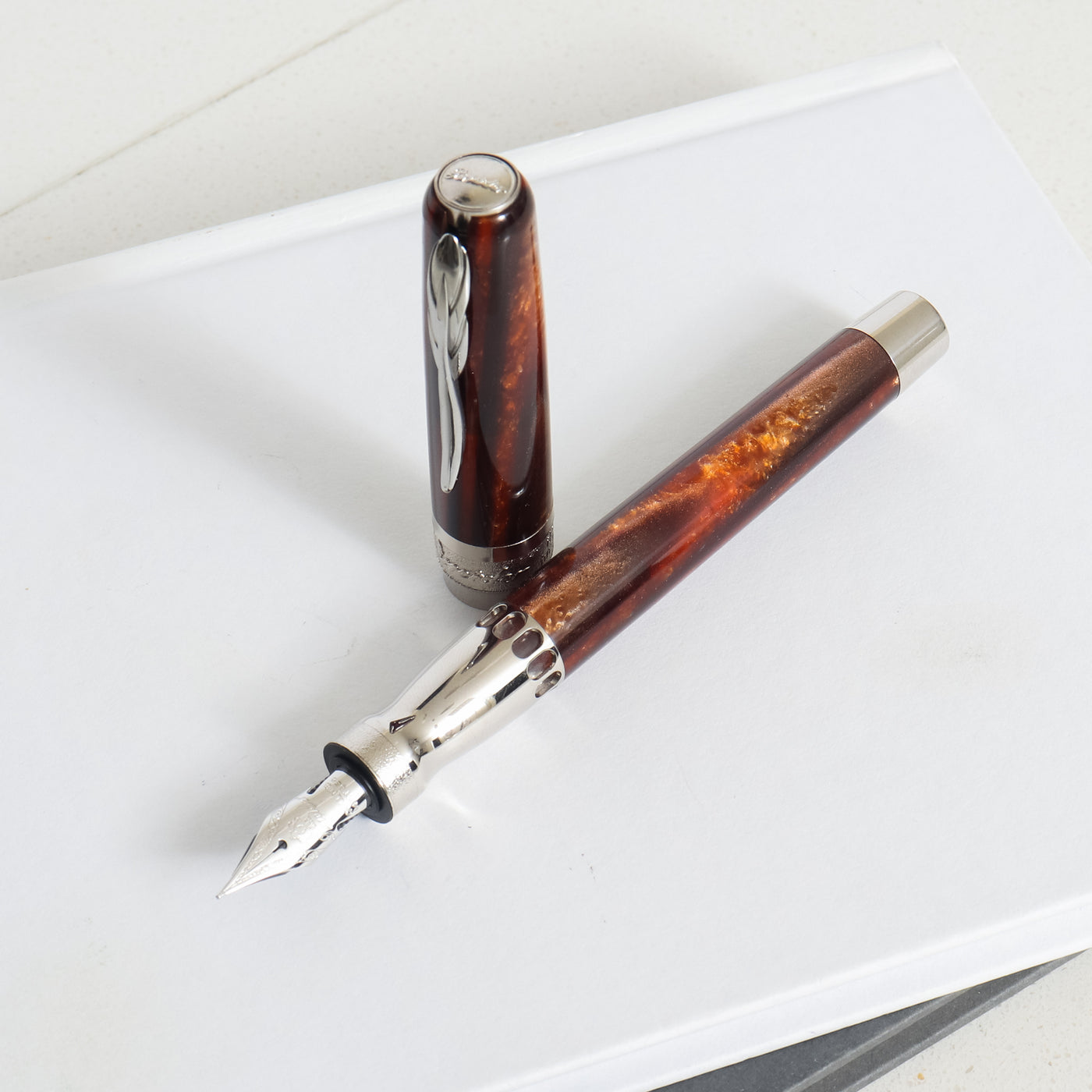 Pineider Arco Oak Fountain Pen