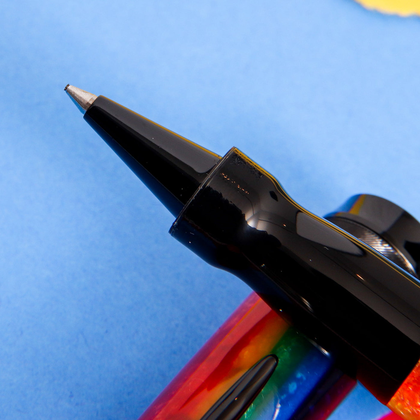 Pineider Arco Rainbow Rollerball Pen Tip