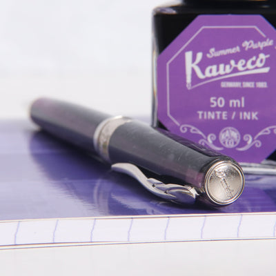 Pineider Arco Violet Ballpoint Pen Logo