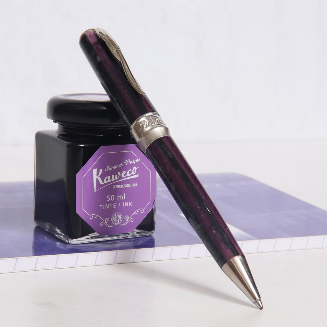 筆記具 pineider arco-ballpoint violet Pineider-Arco-Violet-Ballpoint