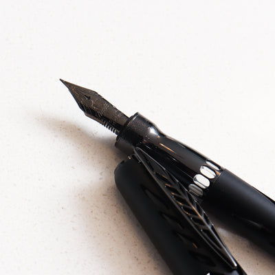 Pineider Arman Black Aluminum Limited Edition Fountain Pen