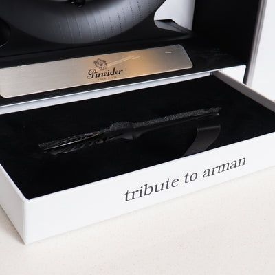 Pineider Arman Black Aluminum Limited Edition Fountain Pen