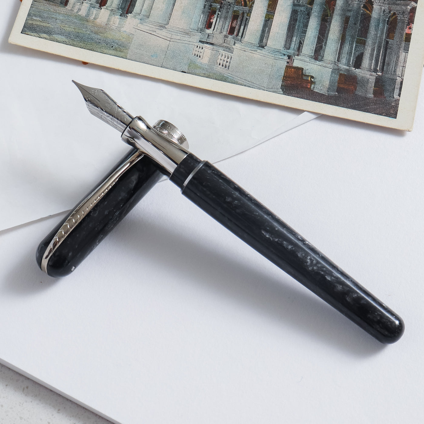 Pineider Avatar Coal Grey Fountain Pen