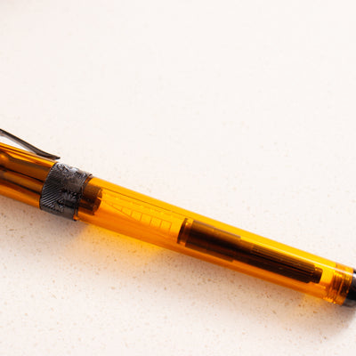 Pineider Avatar Demo Black Amber Fountain Pen