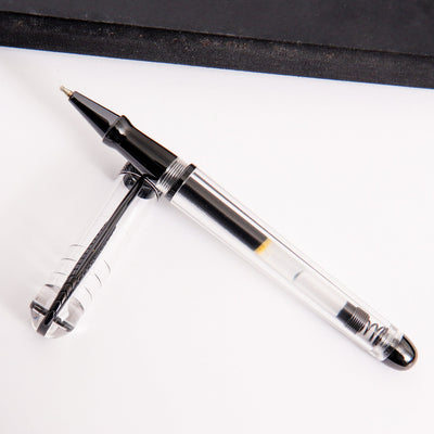 Pineider Avatar UR Demo Black Clear Rollerball Pen