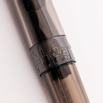 Pineider Avatar UR Demo Black Fume Fountain Pen Engravings