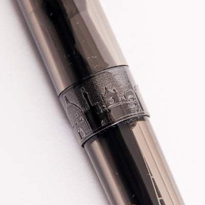 Pineider Avatar UR Demo Black Fume Rollerball Pen Engravings
