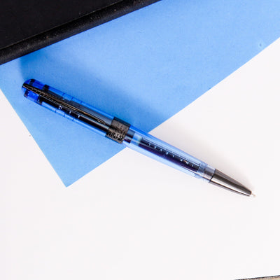 Pineider Avatar UR Demo Black Ice Blue Ballpoint Pen Demonstrator