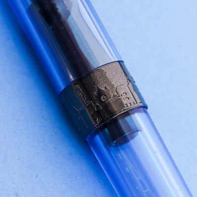 Pineider Avatar UR Demo Black Ice Blue Fountain Pen Engravings