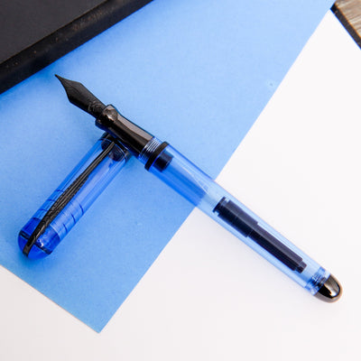 Pineider Avatar UR Demo Black Ice Blue Fountain Pen