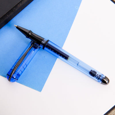 Pineider Avatar UR Demo Black Ice Blue Rollerball Pen