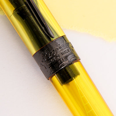 Pineider Avatar UR Demo Black Lemon Fountain Pen Center Band