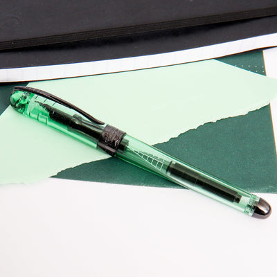 Pineider Avatar UR Demo Black Mint Fountain Pen Capped
