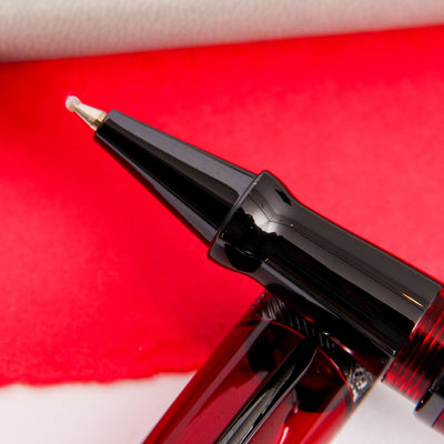 Pineider Avatar UR Demo Black Wine Red Rollerball Pen Tip