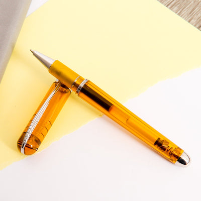 Pineider Avatar UR Demo Metal Amber Rollerball Pen