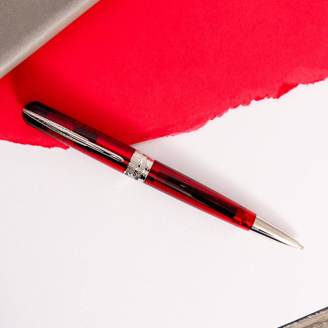 Pineider Avatar UR Demo Metal Ballpoint Pen Wine Red – Truphae