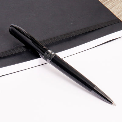 Pineider Avatar UR Glossy Black Ballpoint Pen