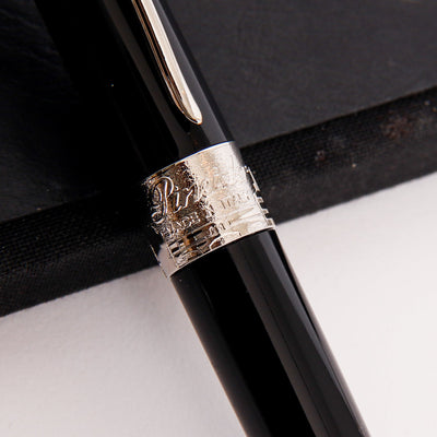 Pineider Avatar UR Graphene Black Ballpoint Pen Center Band