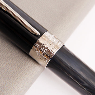 Pineider Avatar UR Graphene Black Rollerball Pen Center Band