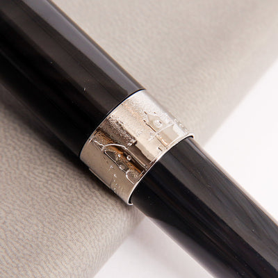 Pineider Avatar UR Graphene Black Rollerball Pen Engravings