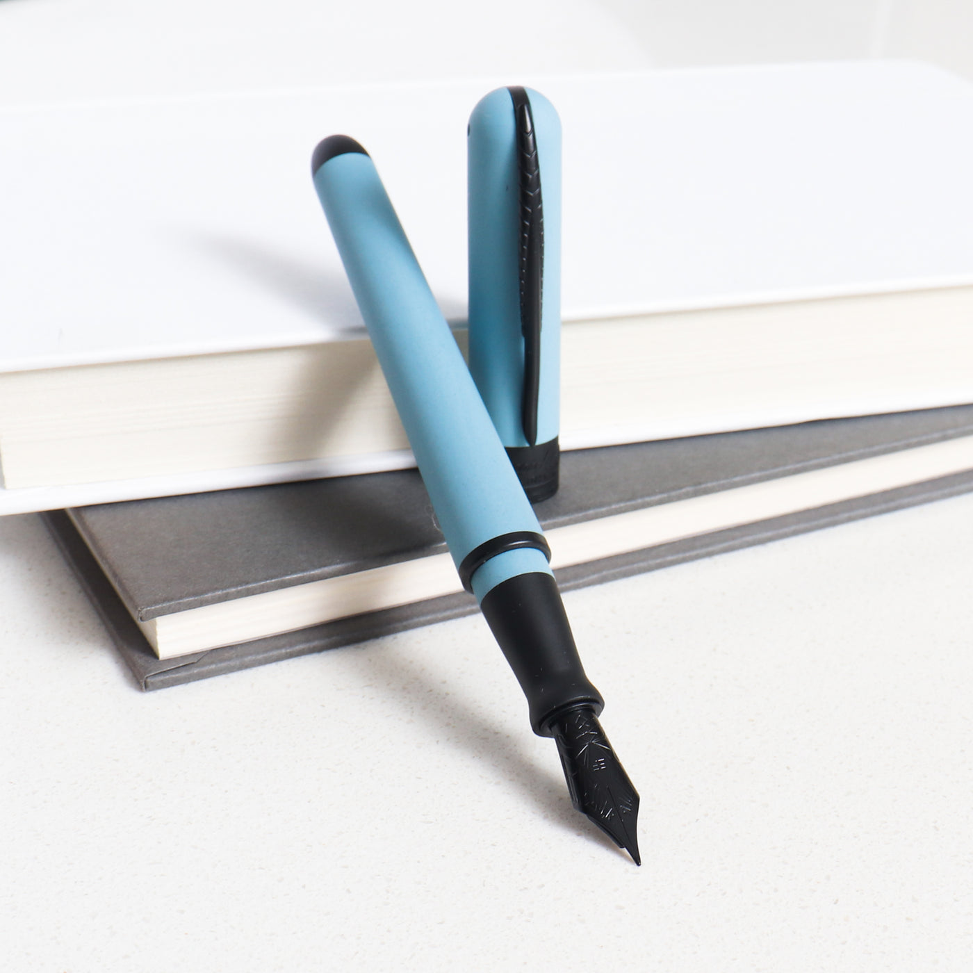 Pineider Avatar UR Matte Ice Blue Fountain Pen