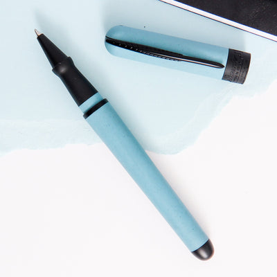 Pineider Avatar UR Matte Ice Blue Rollerball Pen Tip