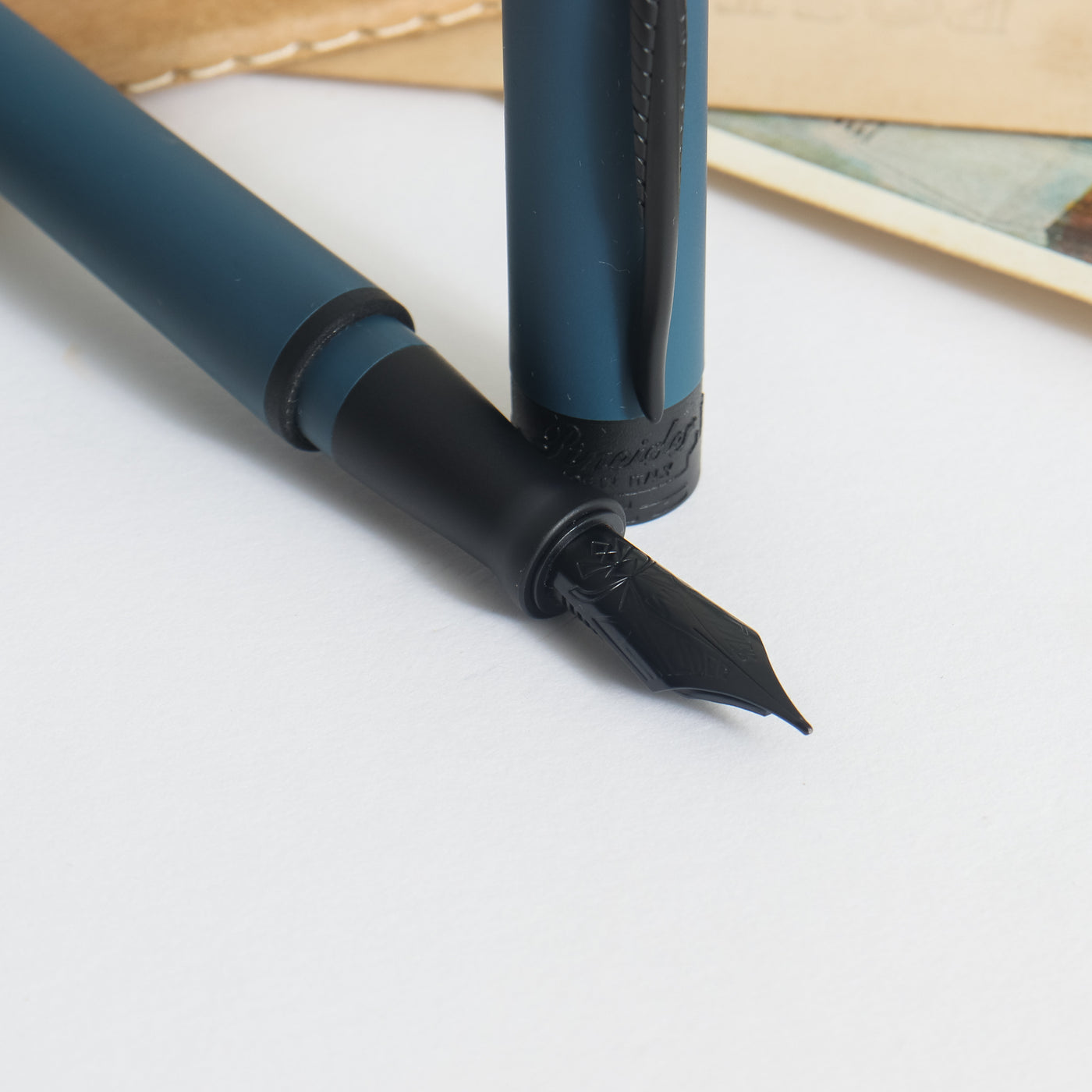 Pineider Avatar UR Matte Lapis Blue Fountain Pen