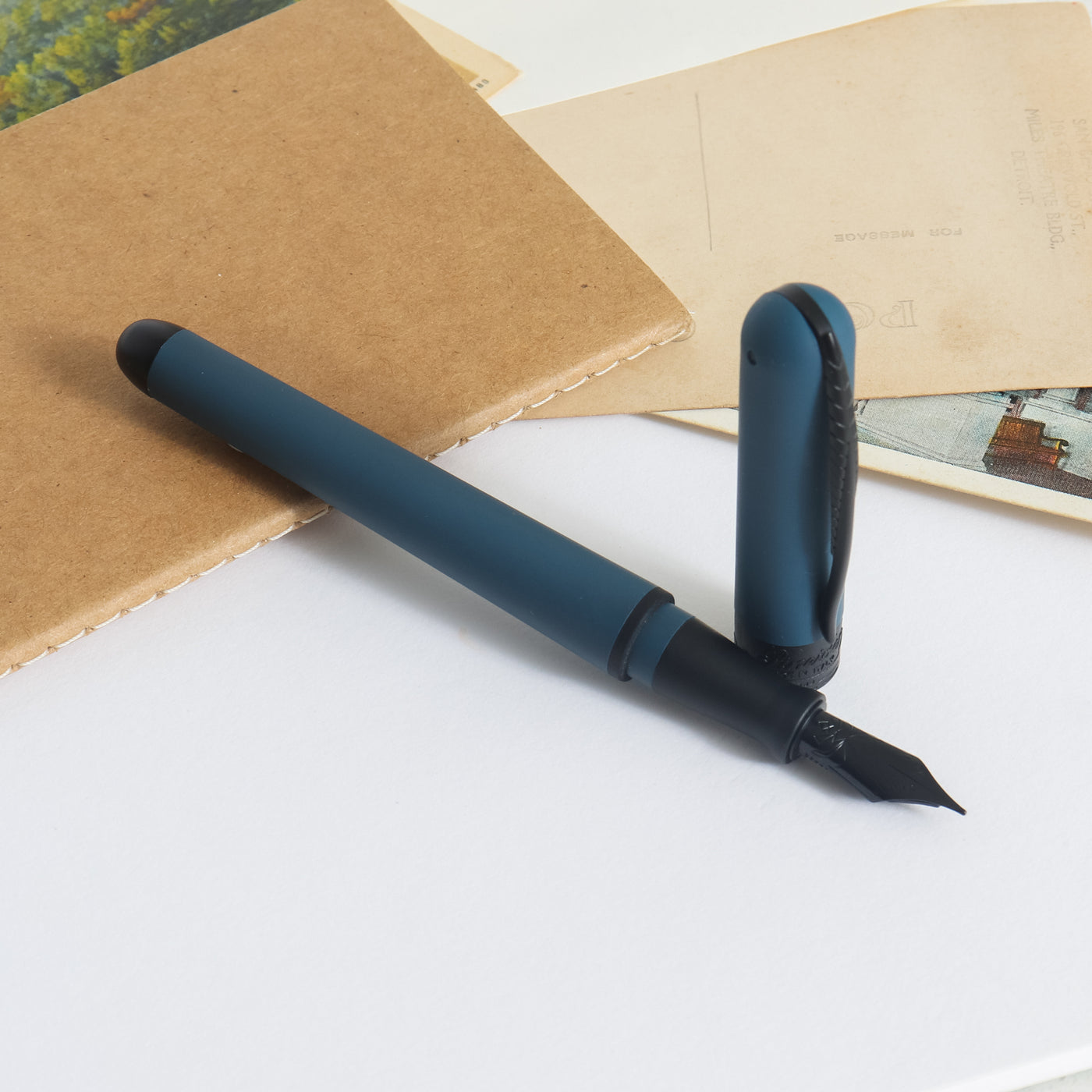 Pineider Avatar UR Matte Lapis Blue Fountain Pen