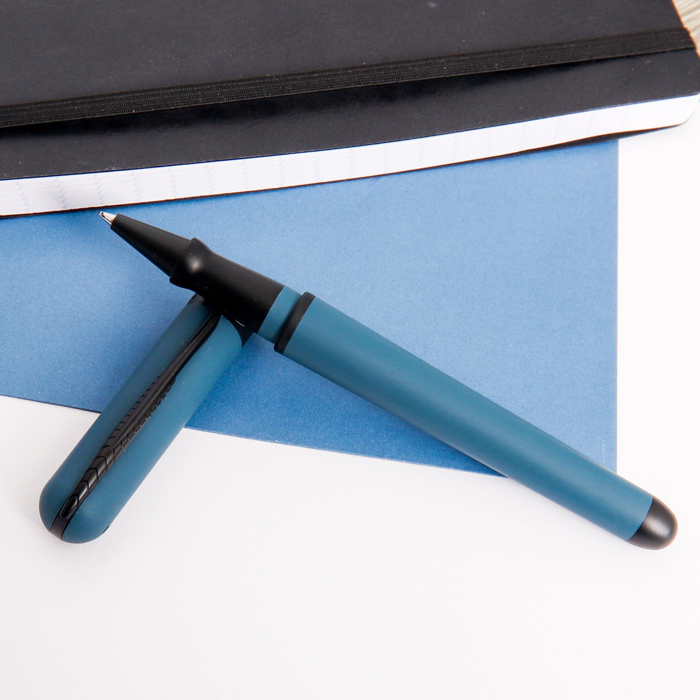 Pineider Avatar UR Matte Lapis Blue Rollerball Pen