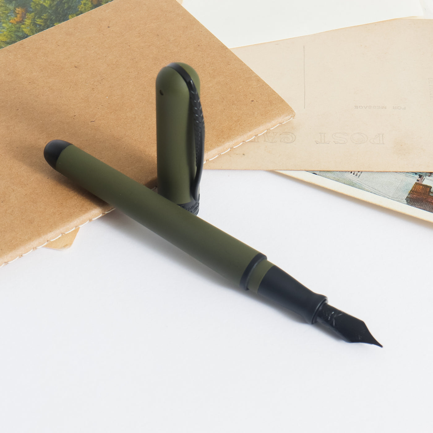 Pineider Avatar UR Matte Military Green Fountain Pen