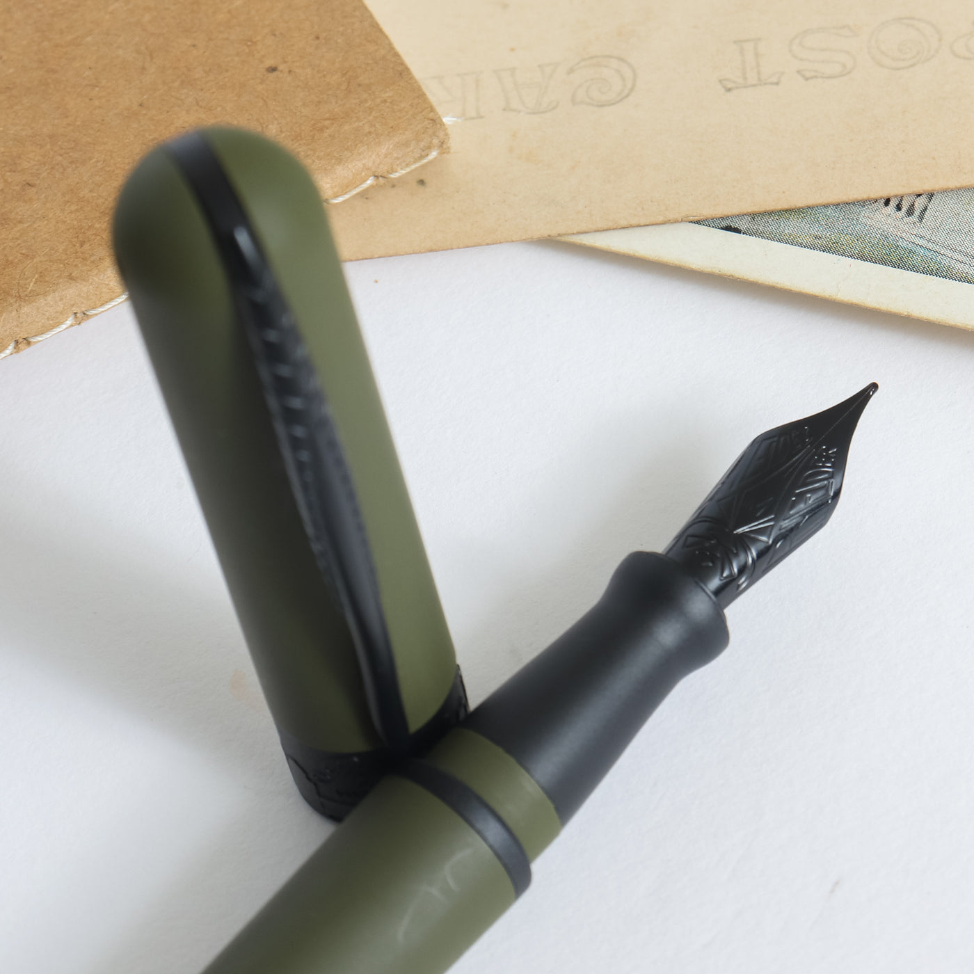 Pineider Avatar UR Matte Military Green Fountain Pen