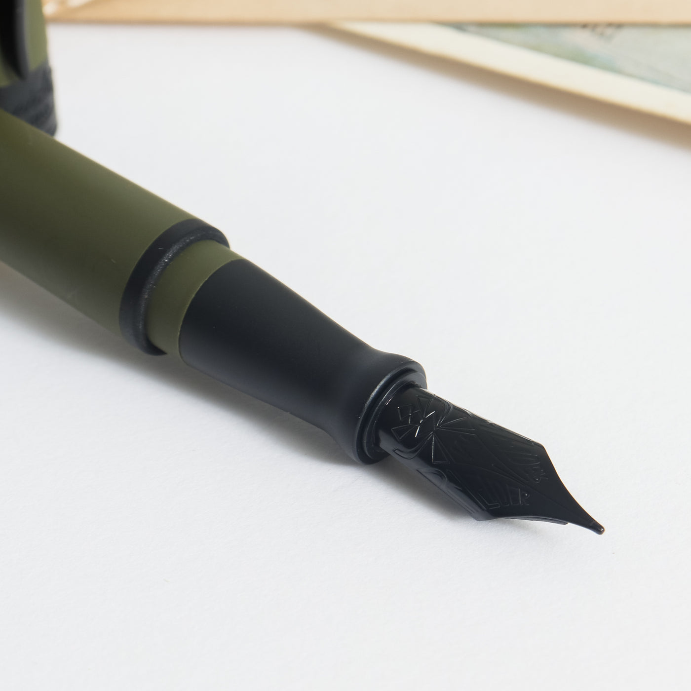 Pineider Avatar UR Matte Military Green Fountain Pen