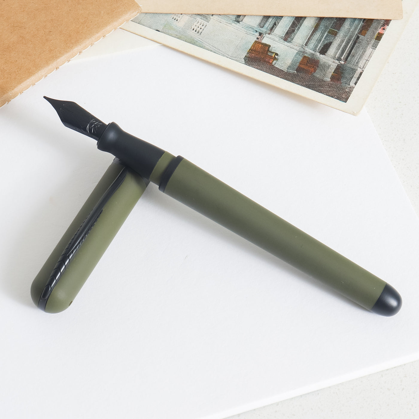 Pineider Avatar UR Matte Military Green Fountain Pen