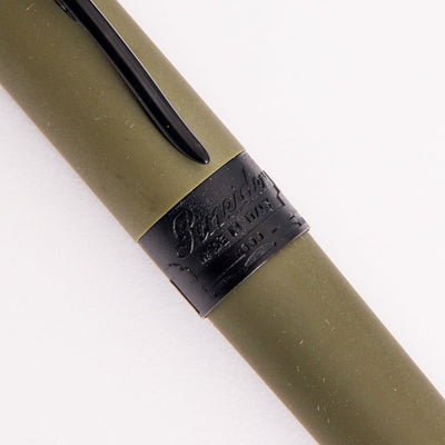 Pineider Avatar UR Matte Military Green Rollerball Pen Center Band