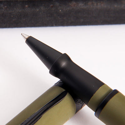 Pineider Avatar UR Matte Military Green Rollerball Pen Tip