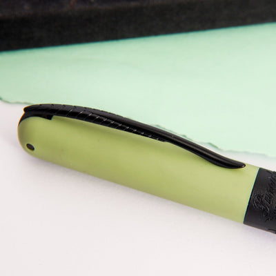 Pineider Avatar UR Matte Mint Ballpoint Pen Feather Clip